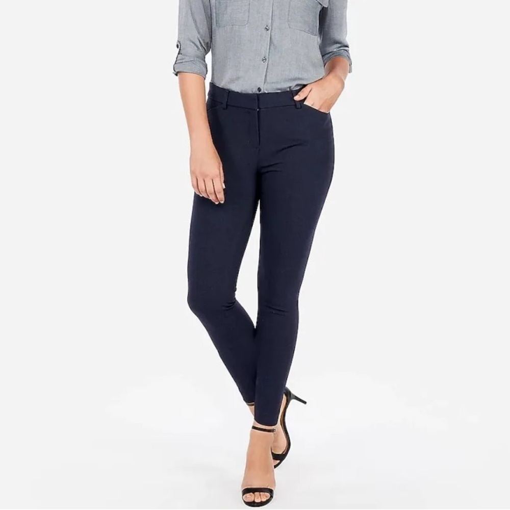 Express Mid Rise Stretch Skinny Pant